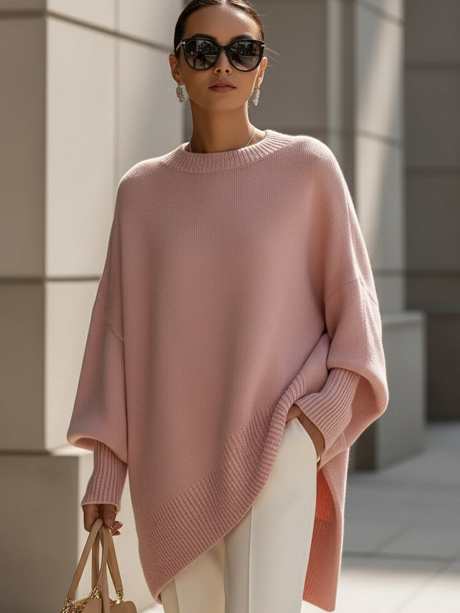 Women's Oversized Knit Sweater Relaxed Fit Long Sleeve Cosy Casual Everyday