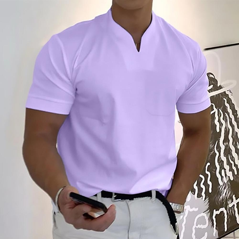 Men's Casual Polo Shirt Short-Sleeve Collared Relaxed Fit Everyday Wear