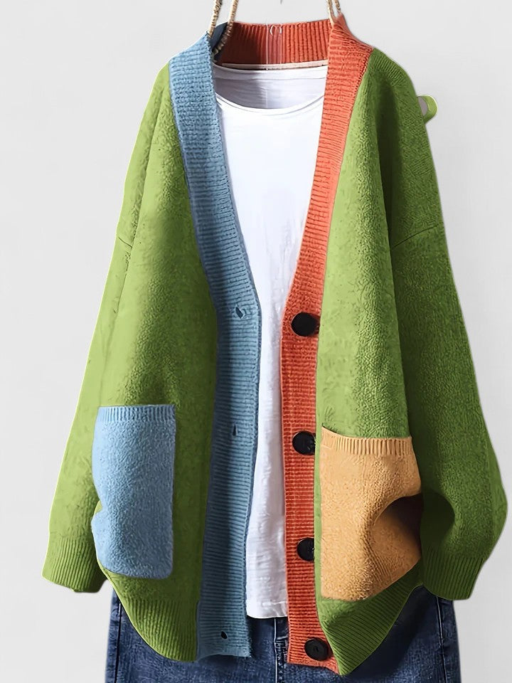 Women's Cosy Open Front Cardigan Long Sleeve Relaxed Fit Layering