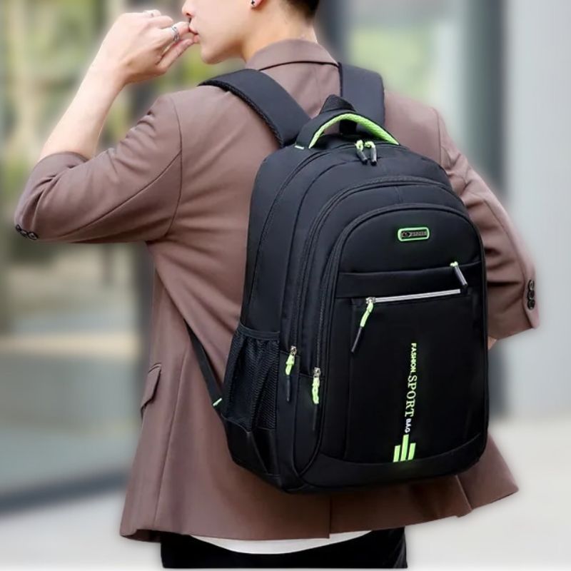 Men's Versatile Commuter Backpack Spacious Multi-Pocket Travel Everyday Use