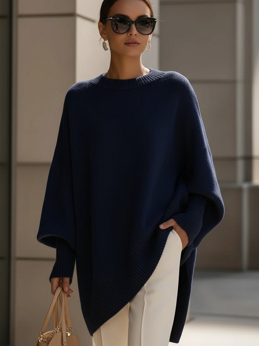 Women's Oversized Knit Sweater Relaxed Fit Long Sleeve Cosy Casual Everyday