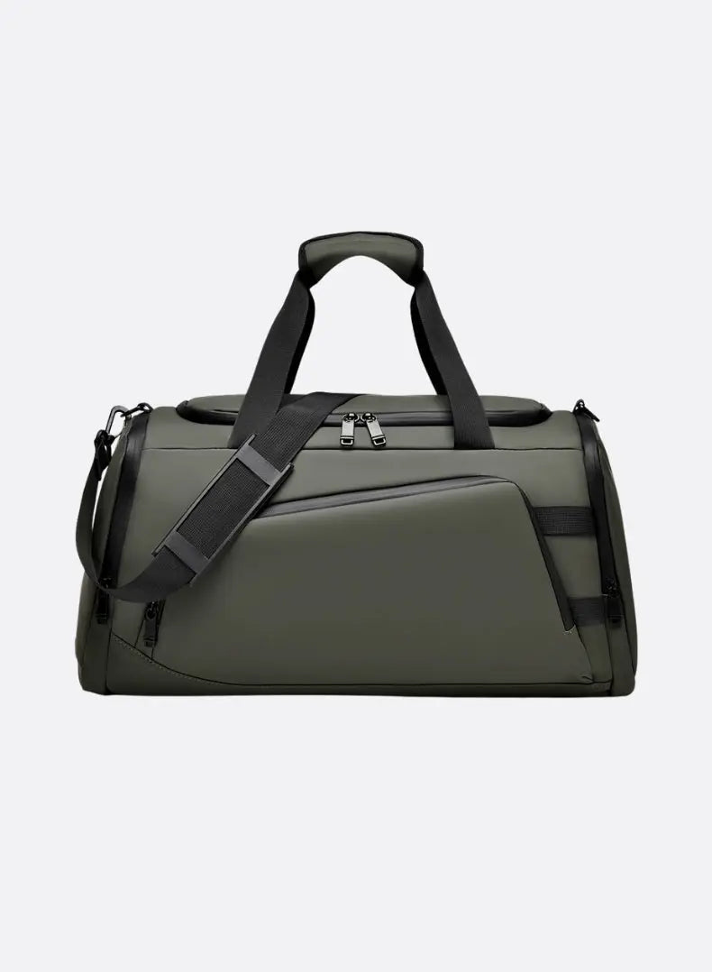 Men's Sports Duffel Bag Wet & Dry Compartment Versatile Travel Gym Carry-On