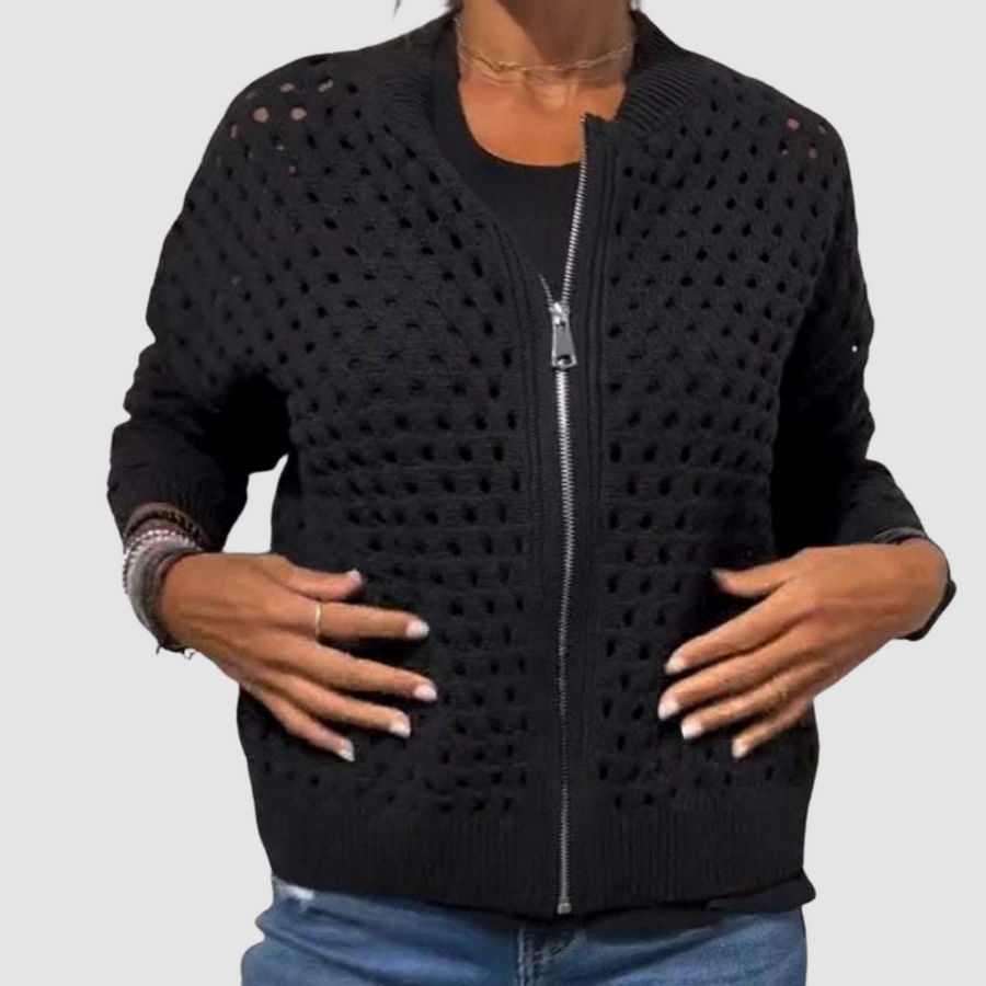 Women's Knit Cardigan Open Front Long Sleeve Casual Layering Everyday