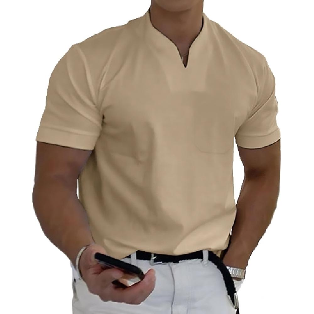 Men's Casual Polo Shirt Short-Sleeve Collared Relaxed Fit Everyday Wear