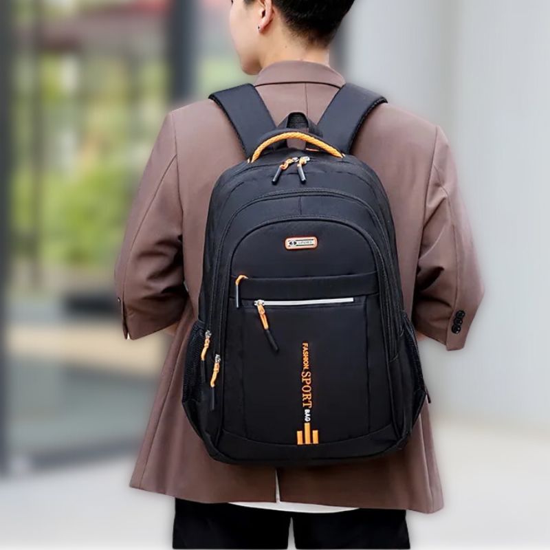 Men's Versatile Commuter Backpack Spacious Multi-Pocket Travel Everyday Use
