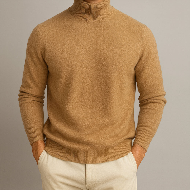 Men's Casual Knit Sweater Round Neck Long Sleeve Relaxed Fit Everyday Wear