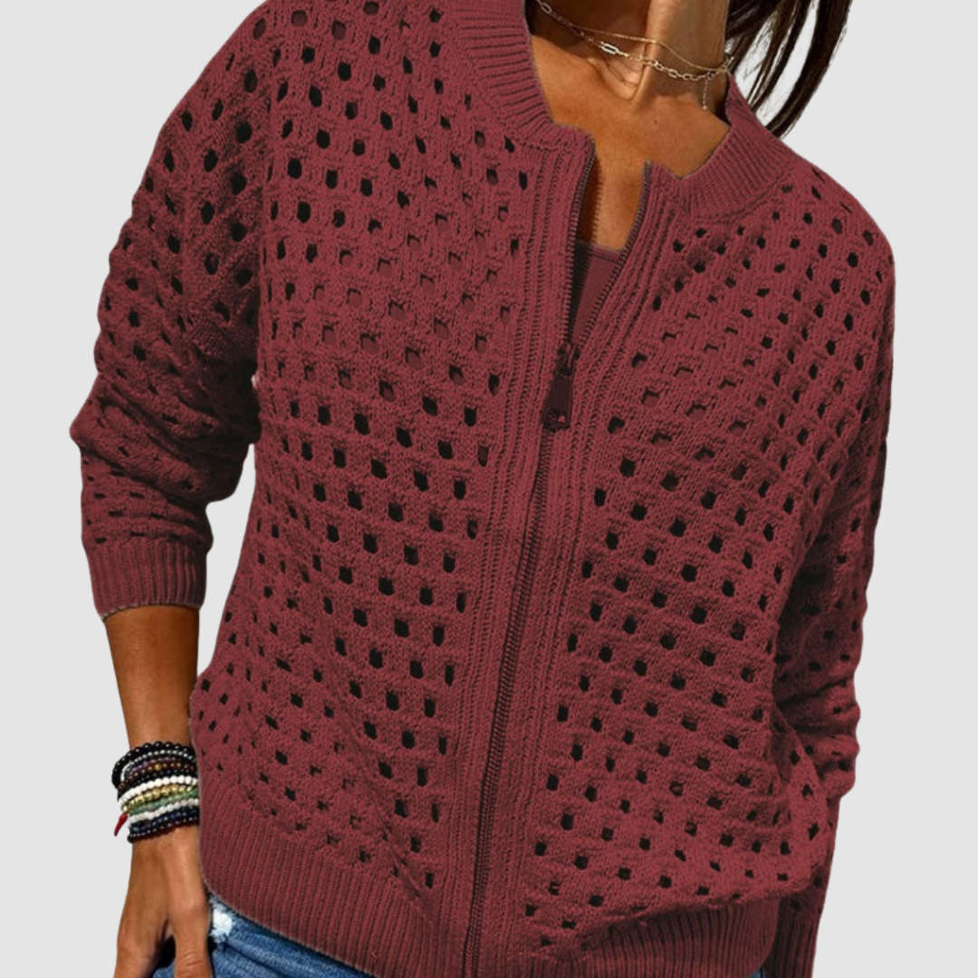 Women's Knit Cardigan Open Front Long Sleeve Casual Layering Everyday