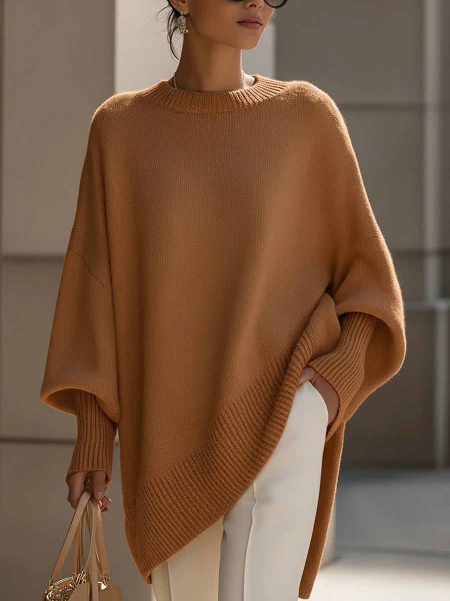 Women's Oversized Knit Sweater Relaxed Fit Long Sleeve Cosy Casual Everyday