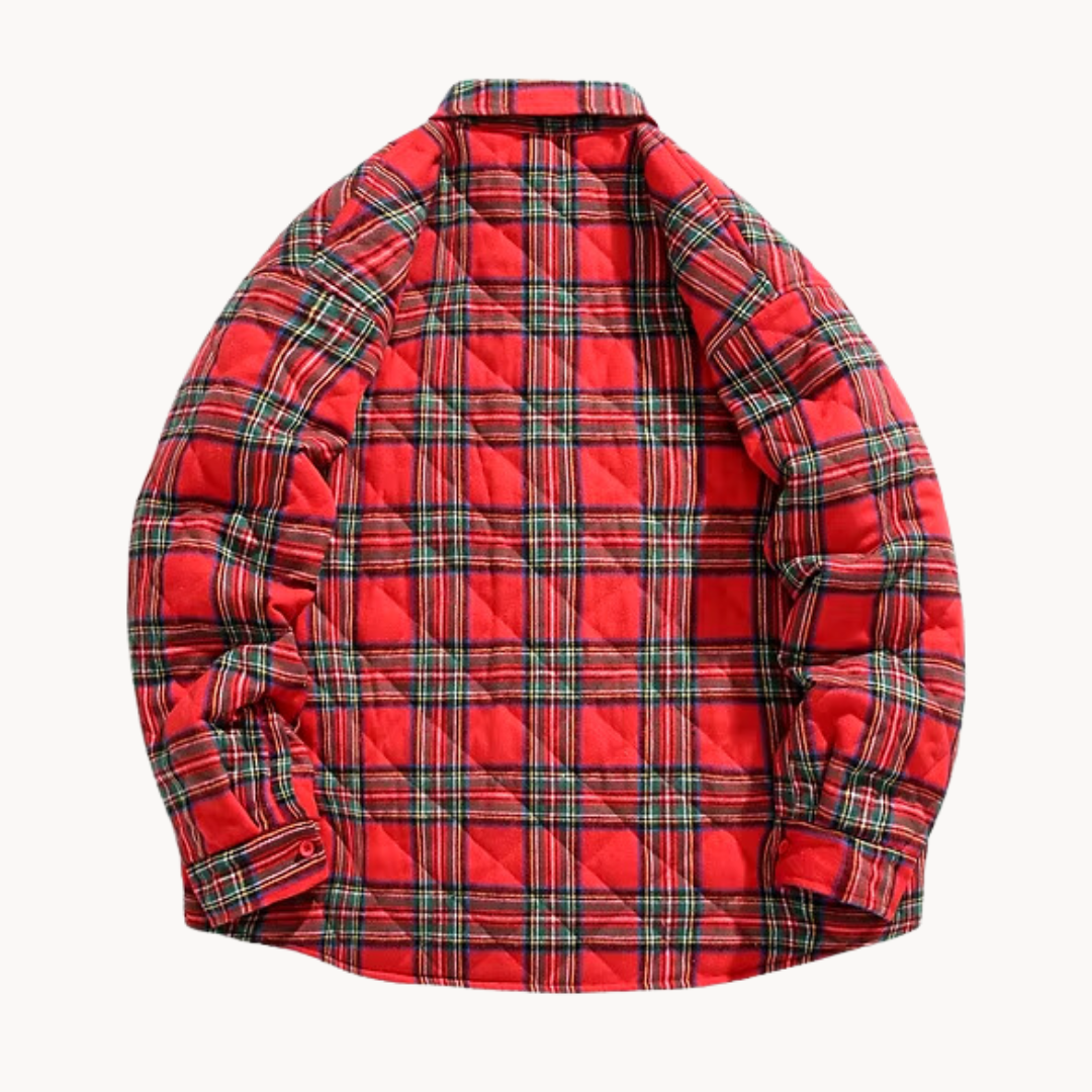 Men's Thick Jacket Relaxed Fit Full-Zip Hooded Layering Casual Outdoor