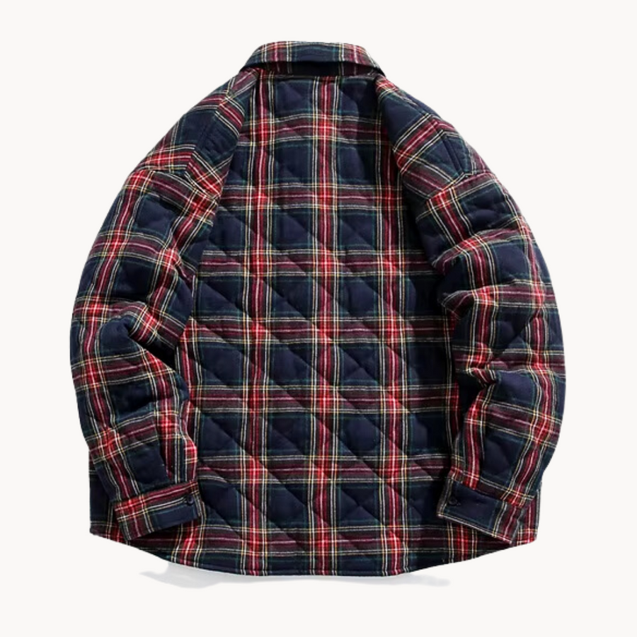 Men's Thick Jacket Relaxed Fit Full-Zip Hooded Layering Casual Outdoor
