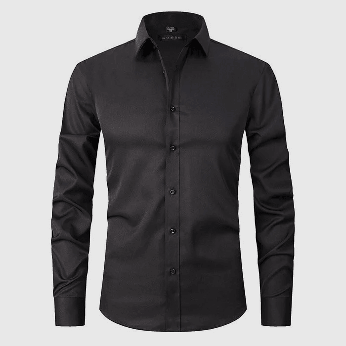 Men's Button-Up Shirt Classic Fit Long Sleeve Collared Casual Everyday