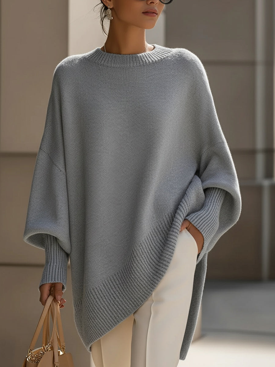 Women's Oversized Knit Sweater Relaxed Fit Long Sleeve Cosy Casual Everyday