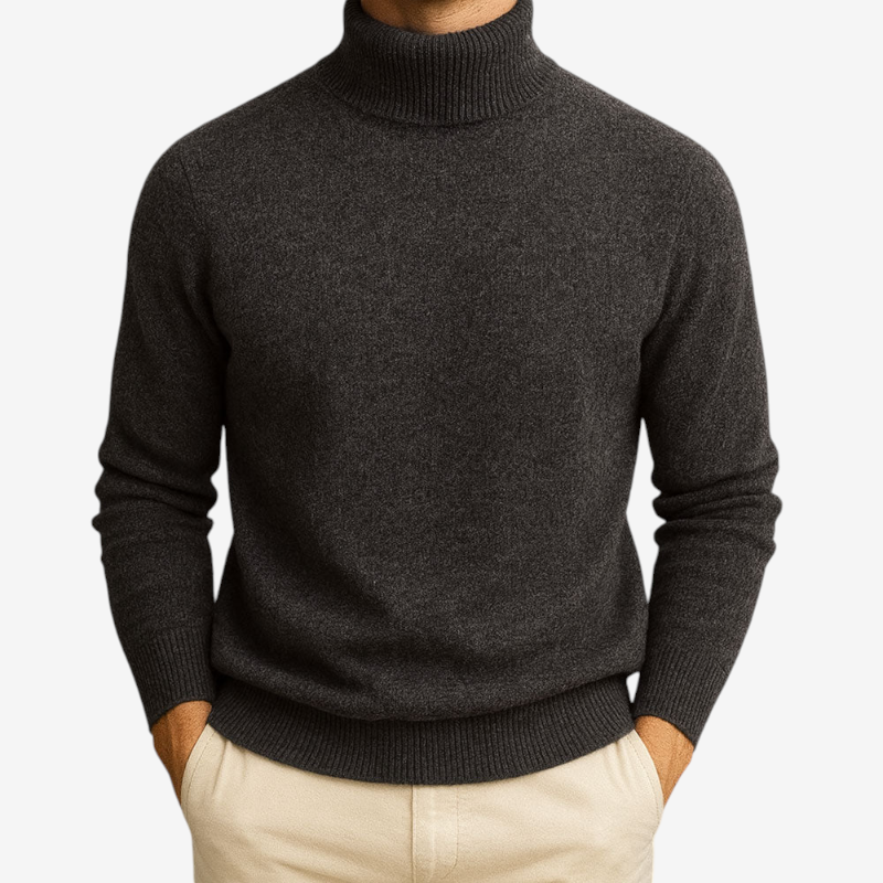 Men's Casual Knit Sweater Round Neck Long Sleeve Relaxed Fit Everyday Wear