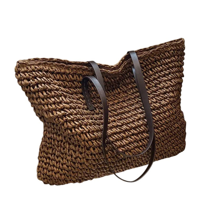 Women's Spacious Beach Tote Bag Versatile Design Large Capacity Lightweight Everyday Use