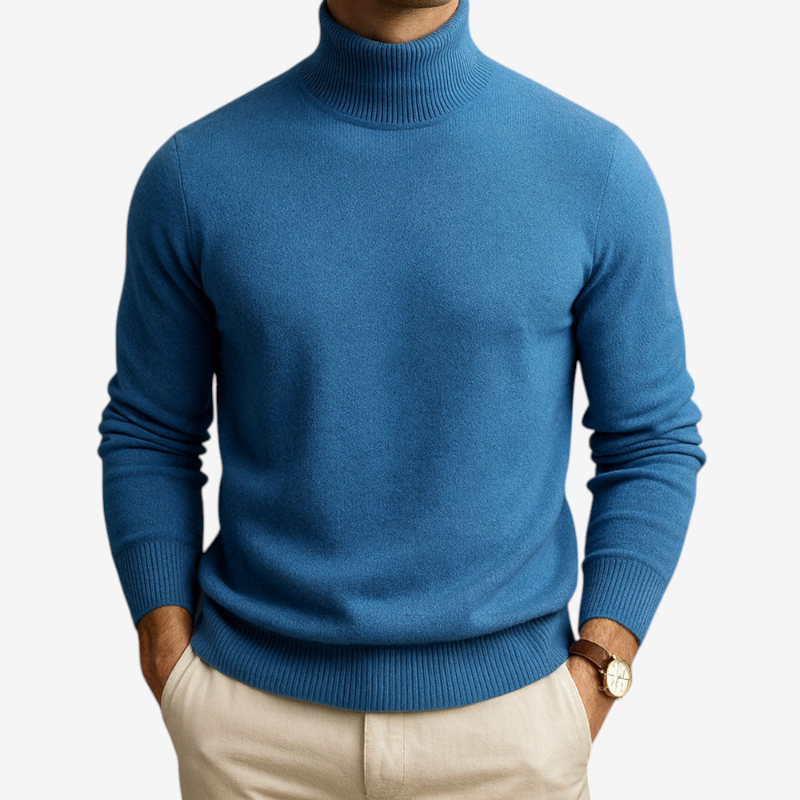 Men's Casual Knit Sweater Round Neck Long Sleeve Relaxed Fit Everyday Wear