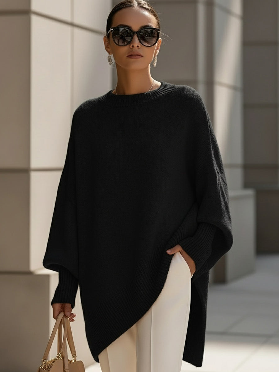 Women's Oversized Knit Sweater Relaxed Fit Long Sleeve Cosy Casual Everyday
