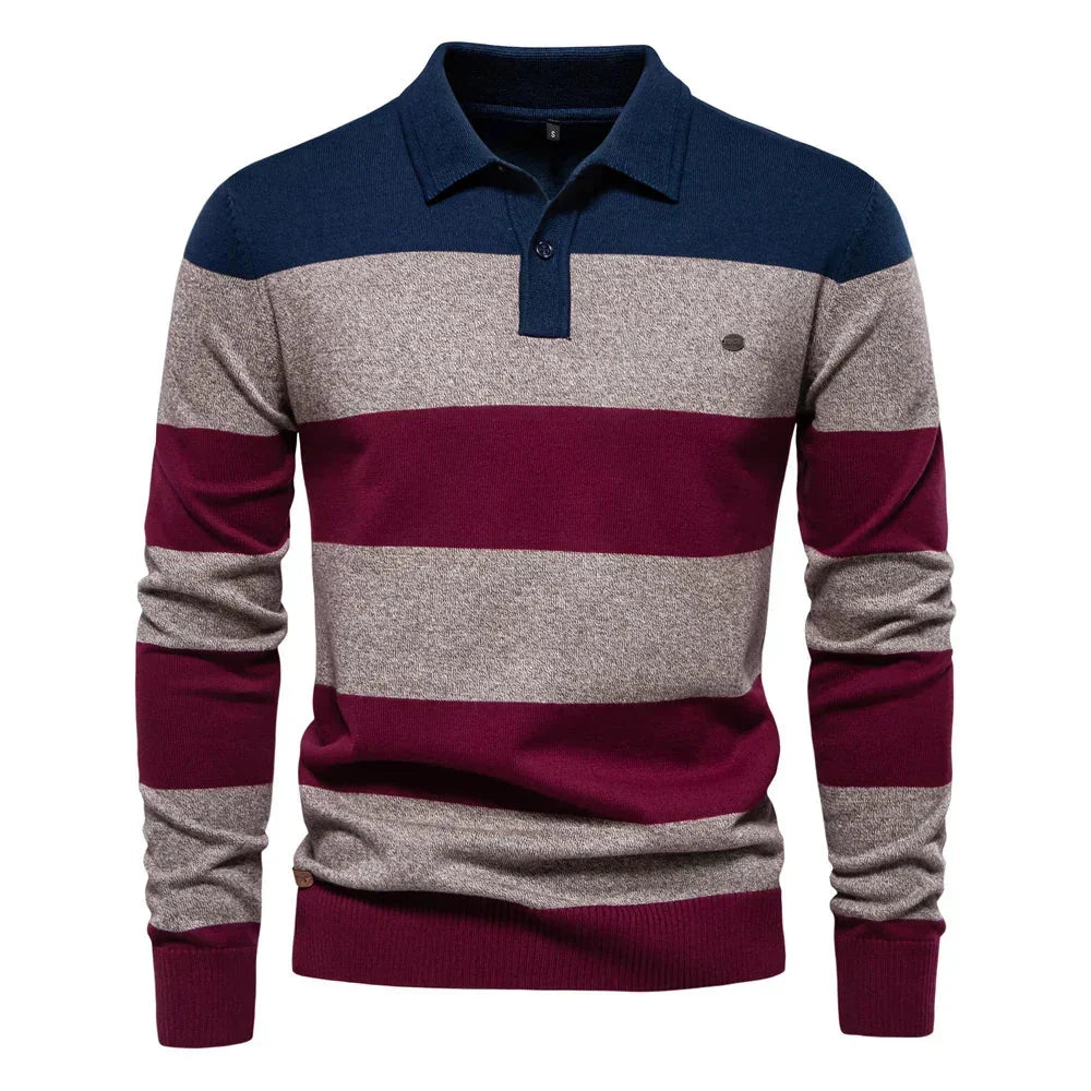 Men's Classic Knit Sweater Relaxed Fit Long Sleeve Crew Neck Casual Everyday