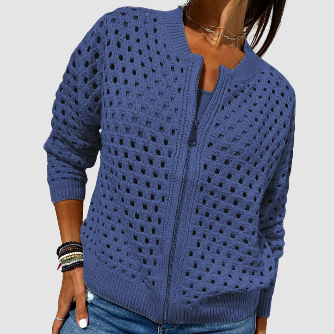 Women's Knit Cardigan Open Front Long Sleeve Casual Layering Everyday