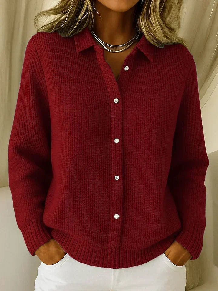 Women's Longline Knit Cardigan Open Front Relaxed Fit Layering Everyday