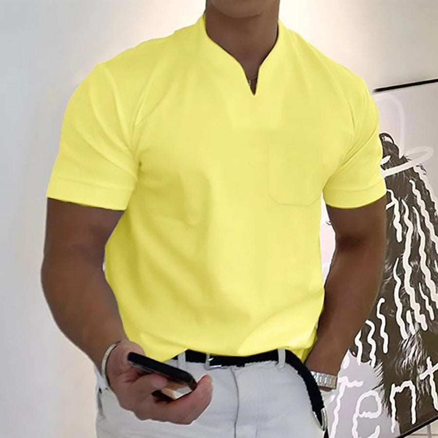 Men's Casual Polo Shirt Short-Sleeve Collared Relaxed Fit Everyday Wear