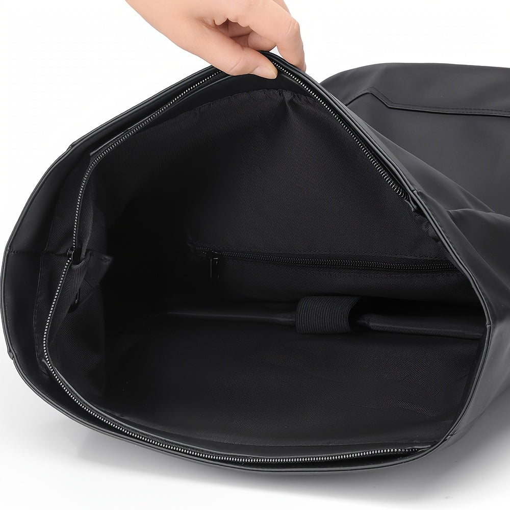 Men's Travel Laptop Backpack Water-Resistant USB Charging Port Practical Commuting