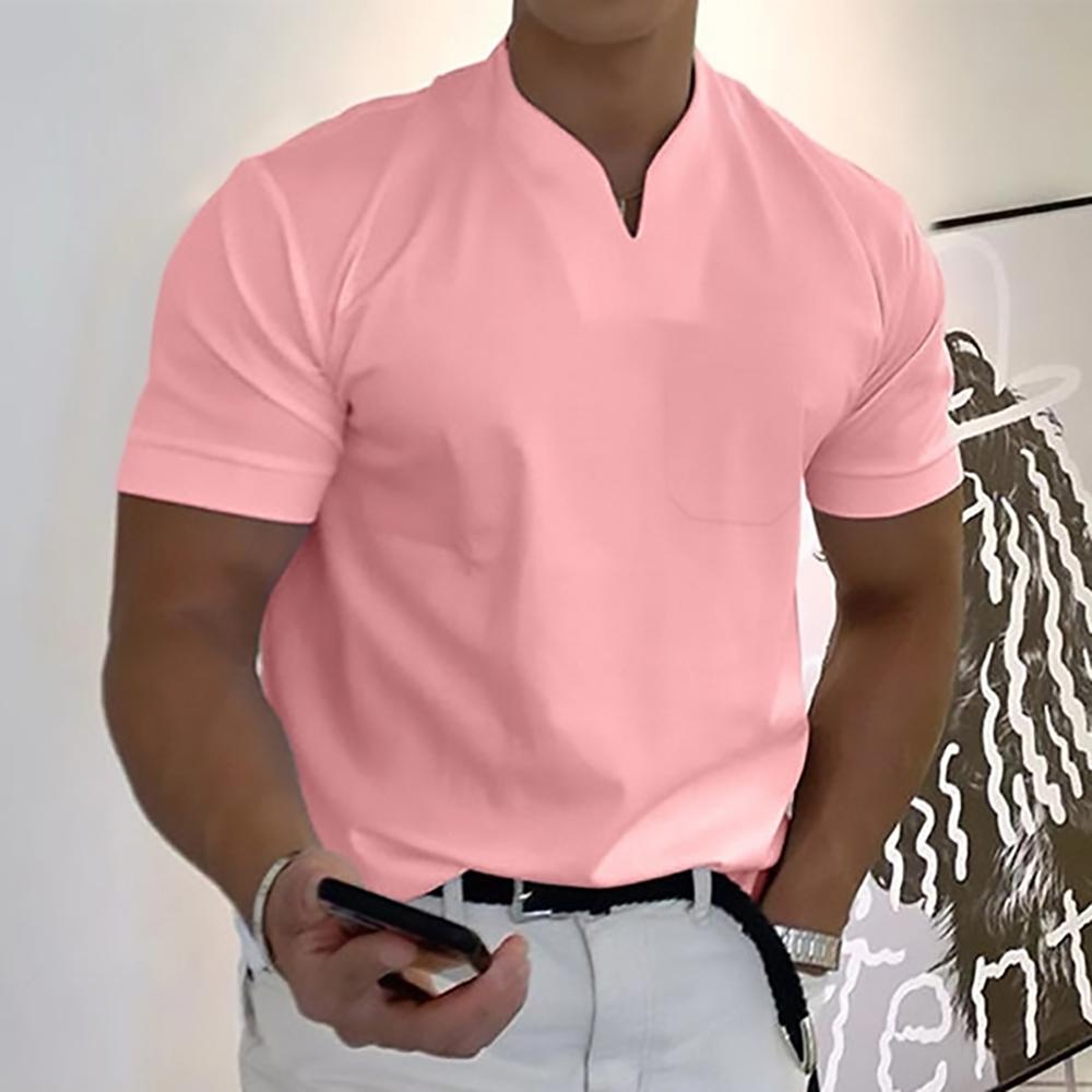 Men's Casual Polo Shirt Short-Sleeve Collared Relaxed Fit Everyday Wear