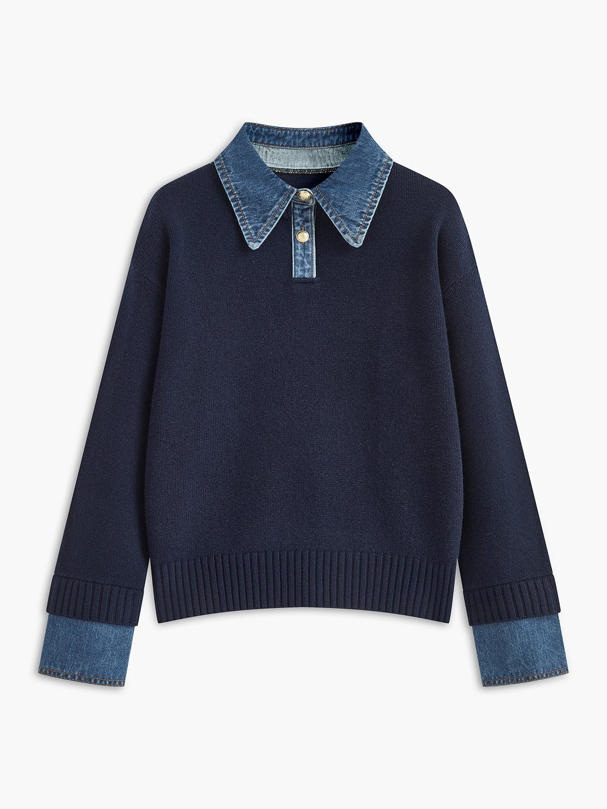 Men's Knit Polo Sweater Short-Sleeve Collared Casual Everyday Wear