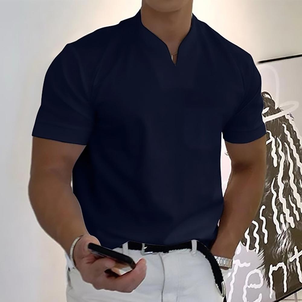 Men's Casual Polo Shirt Short-Sleeve Collared Relaxed Fit Everyday Wear