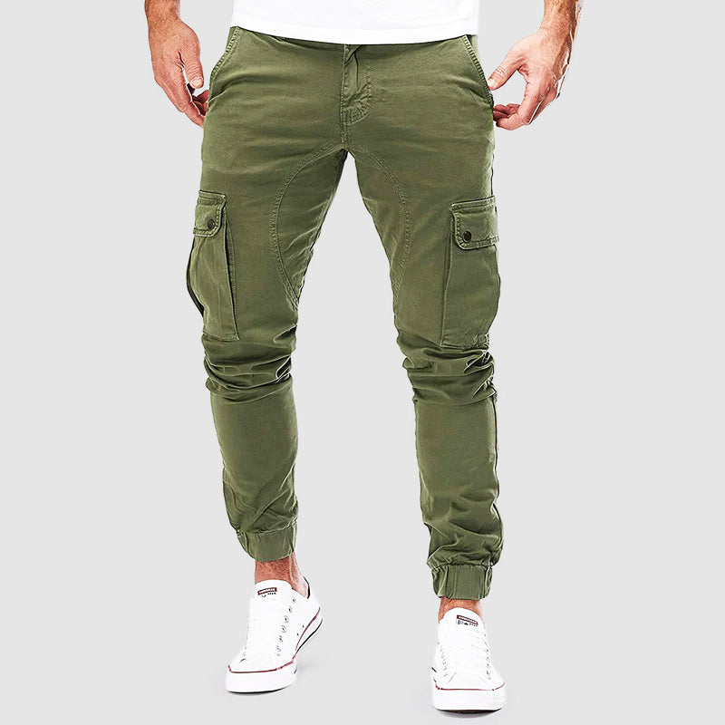 Men's Cargo Jogger Pants Relaxed Fit Utility Style Everyday Casual