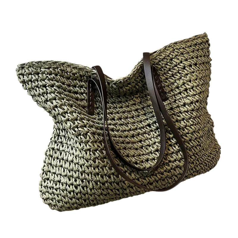 Women's Spacious Beach Tote Bag Versatile Design Large Capacity Lightweight Everyday Use