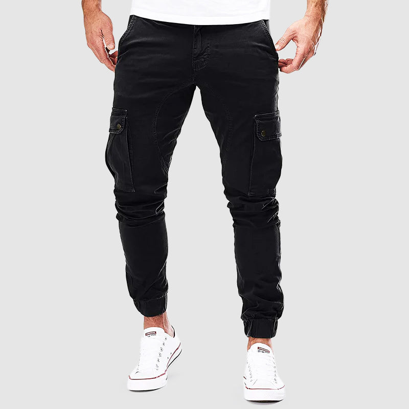 Men's Cargo Jogger Pants Relaxed Fit Utility Style Everyday Casual