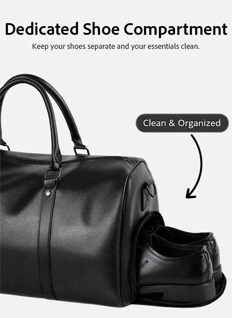Men's Versatile Duffel Bag Travel-Ready Spacious Durable Everyday Gym