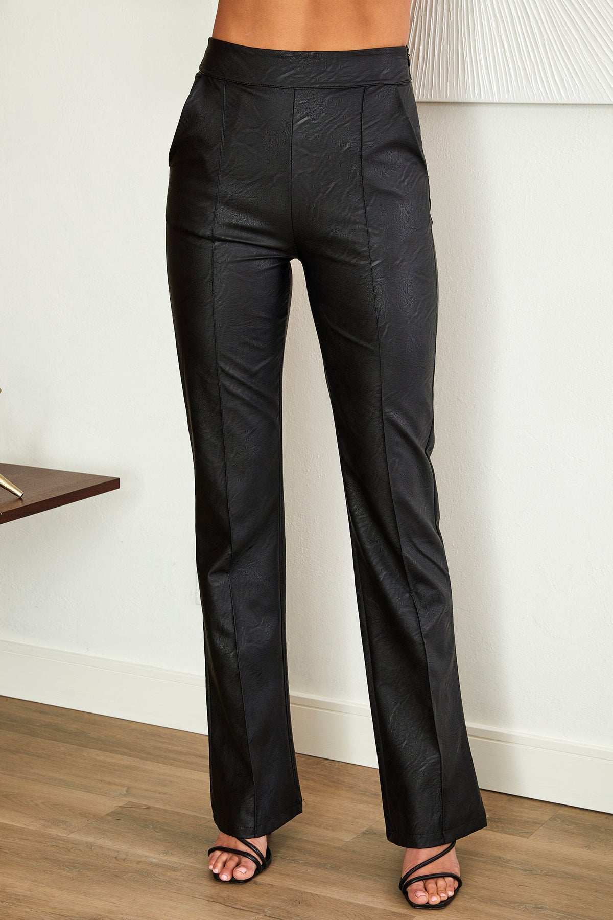 Women's Straight Leg Trousers High-Waisted Tailored Fit Versatile Everyday