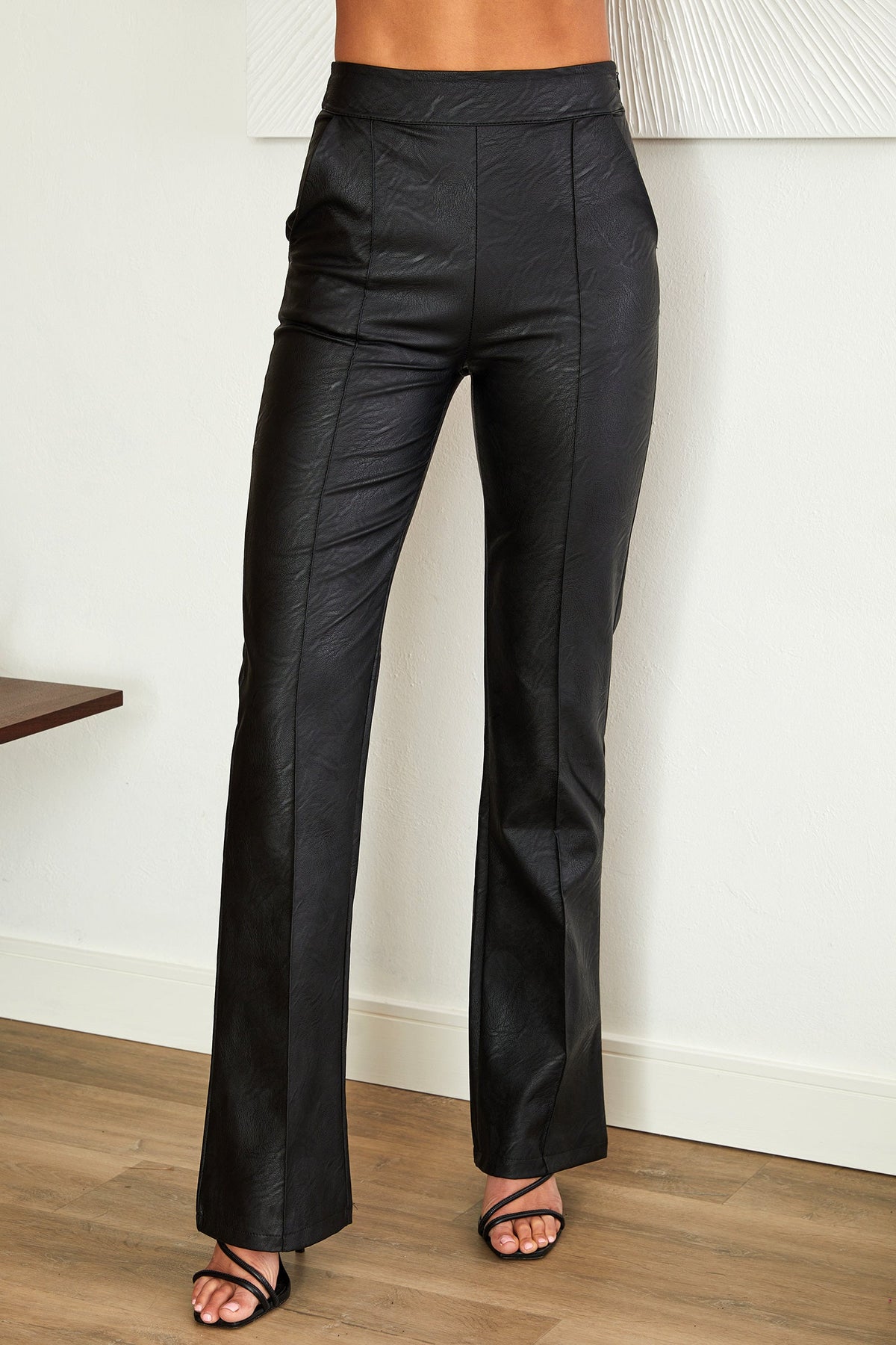 Women's Straight Leg Trousers High-Waisted Tailored Fit Versatile Everyday