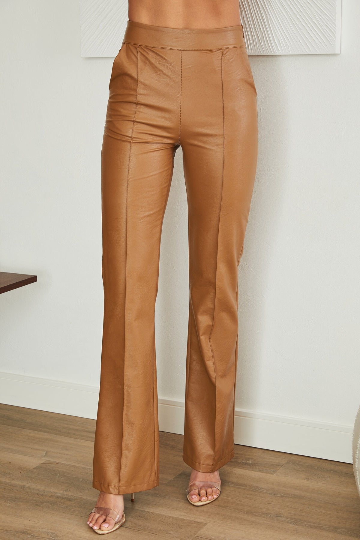 Women's Straight Leg Trousers High-Waisted Tailored Fit Versatile Everyday
