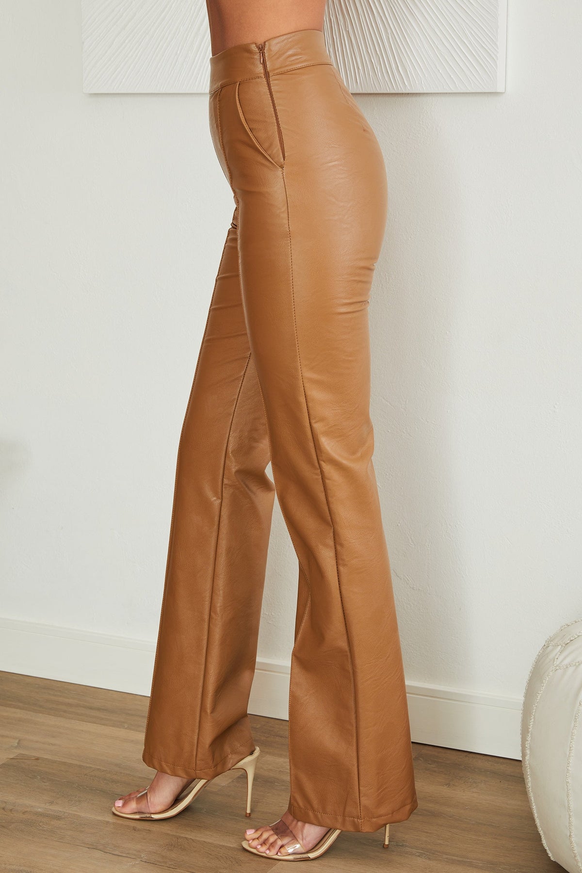 Women's Straight Leg Trousers High-Waisted Tailored Fit Versatile Everyday