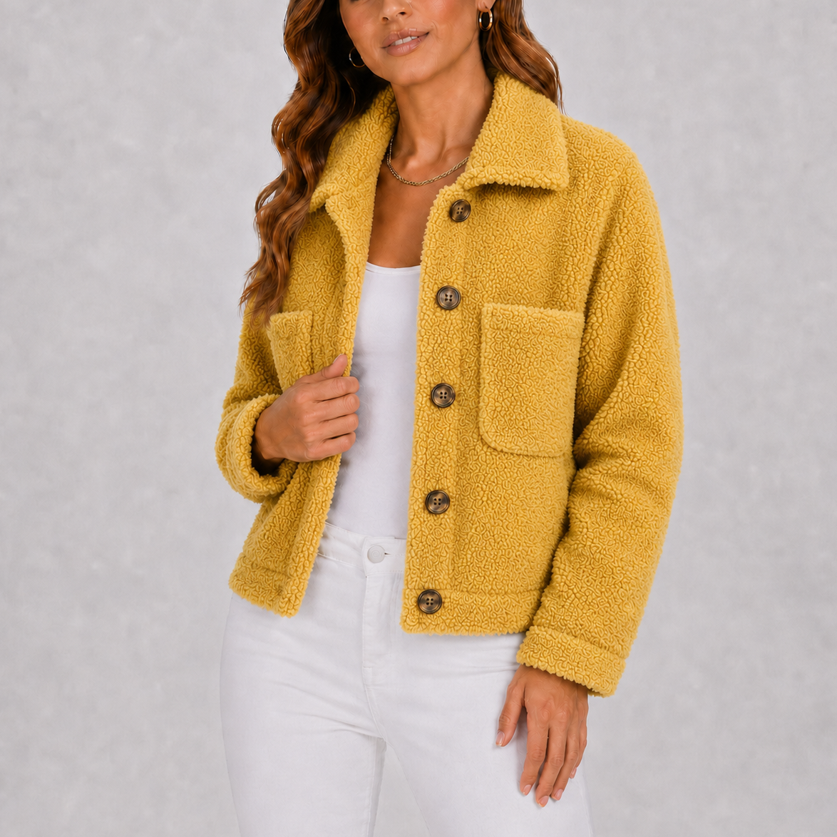 Women's Casual Knit Blazer Relaxed Fit Long Sleeve Open Front with Pockets