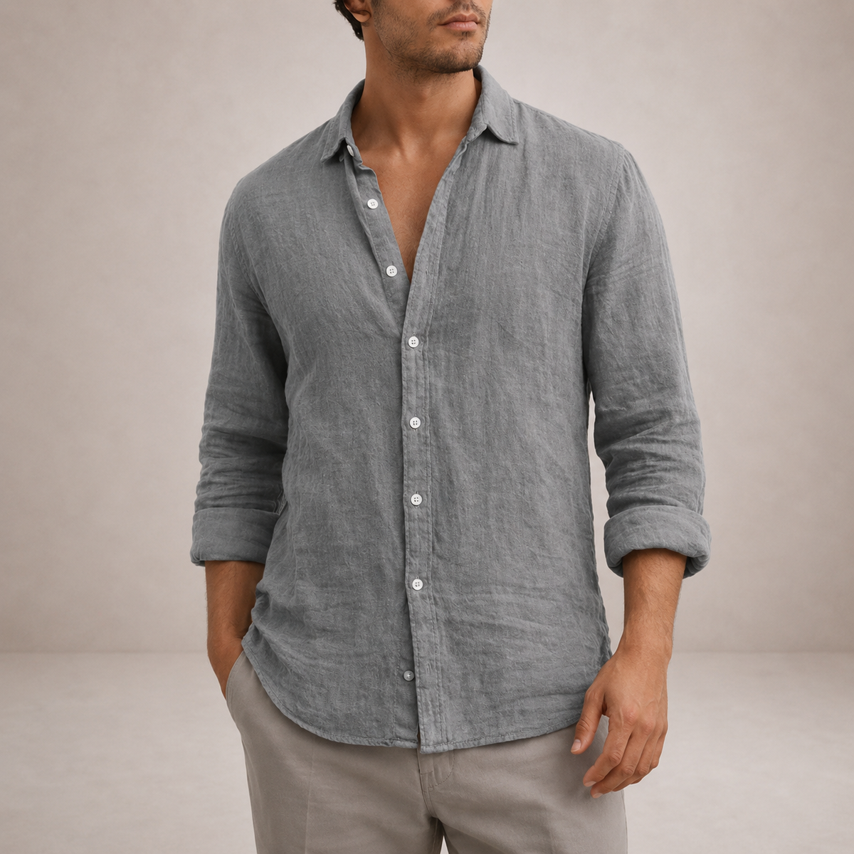 Men's Casual Button Down Shirt Regular Fit Short Sleeve Relaxed Everyday