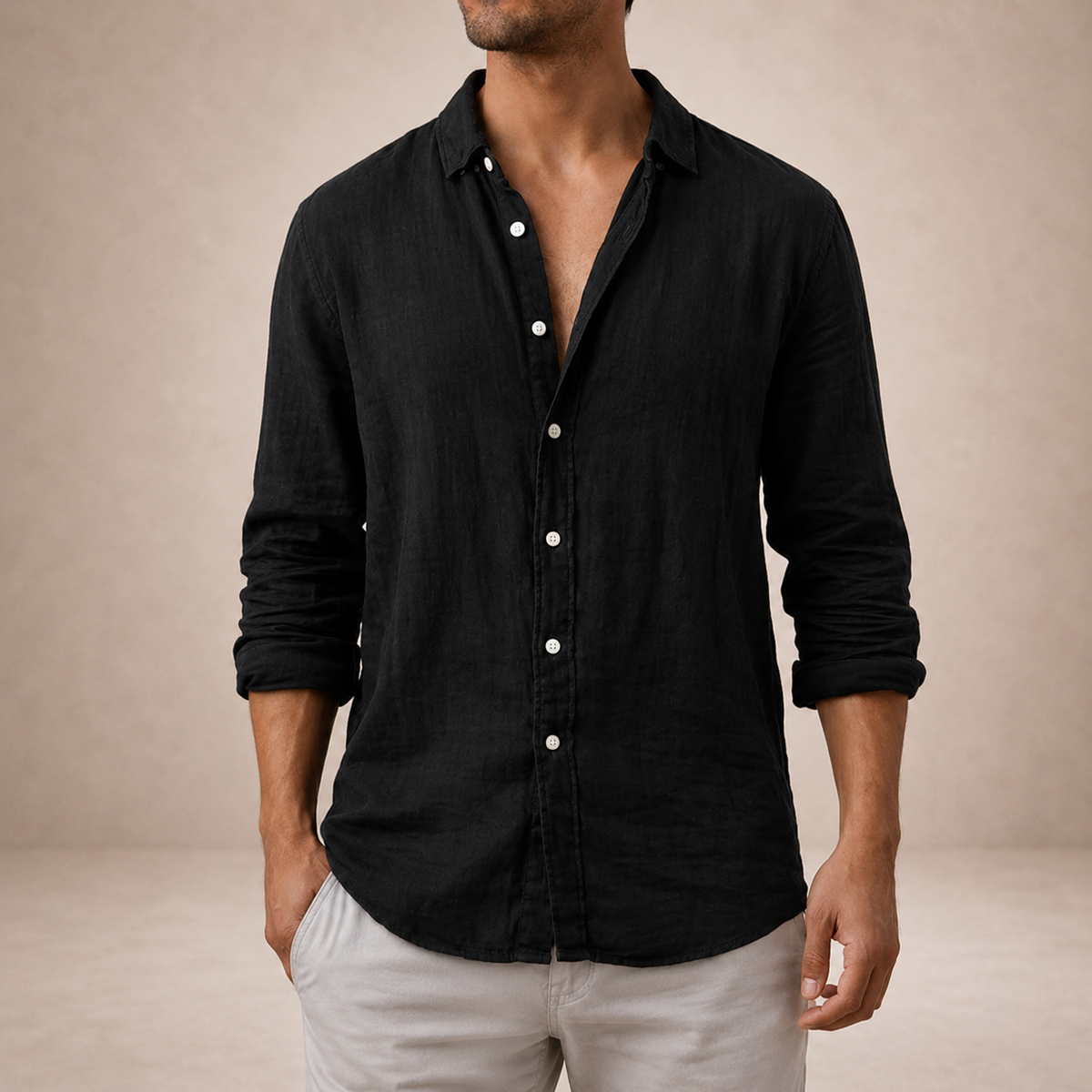 Men's Casual Button Down Shirt Regular Fit Short Sleeve Relaxed Everyday