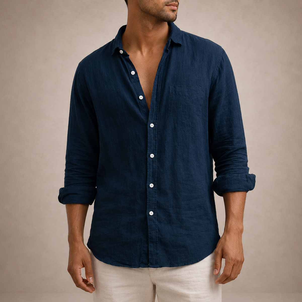 Men's Casual Button Down Shirt Regular Fit Short Sleeve Relaxed Everyday