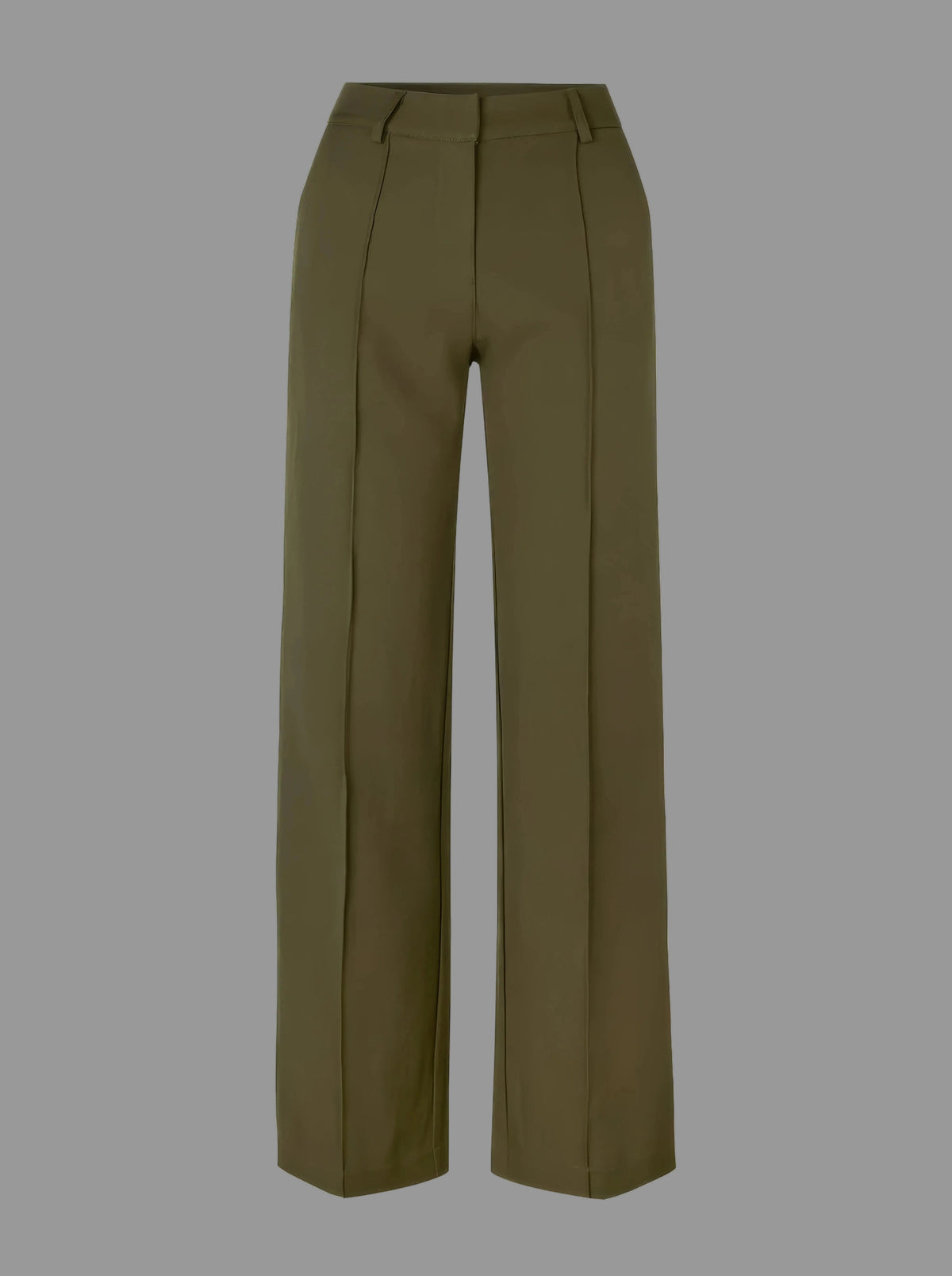 Women's Tailored High Waist Wide Leg Trousers Classic Fit Stylish Everyday