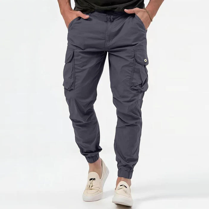 Men's Tactical Cargo Jogger Pants Multi-Pocket Relaxed Fit Versatile Everyday Wear