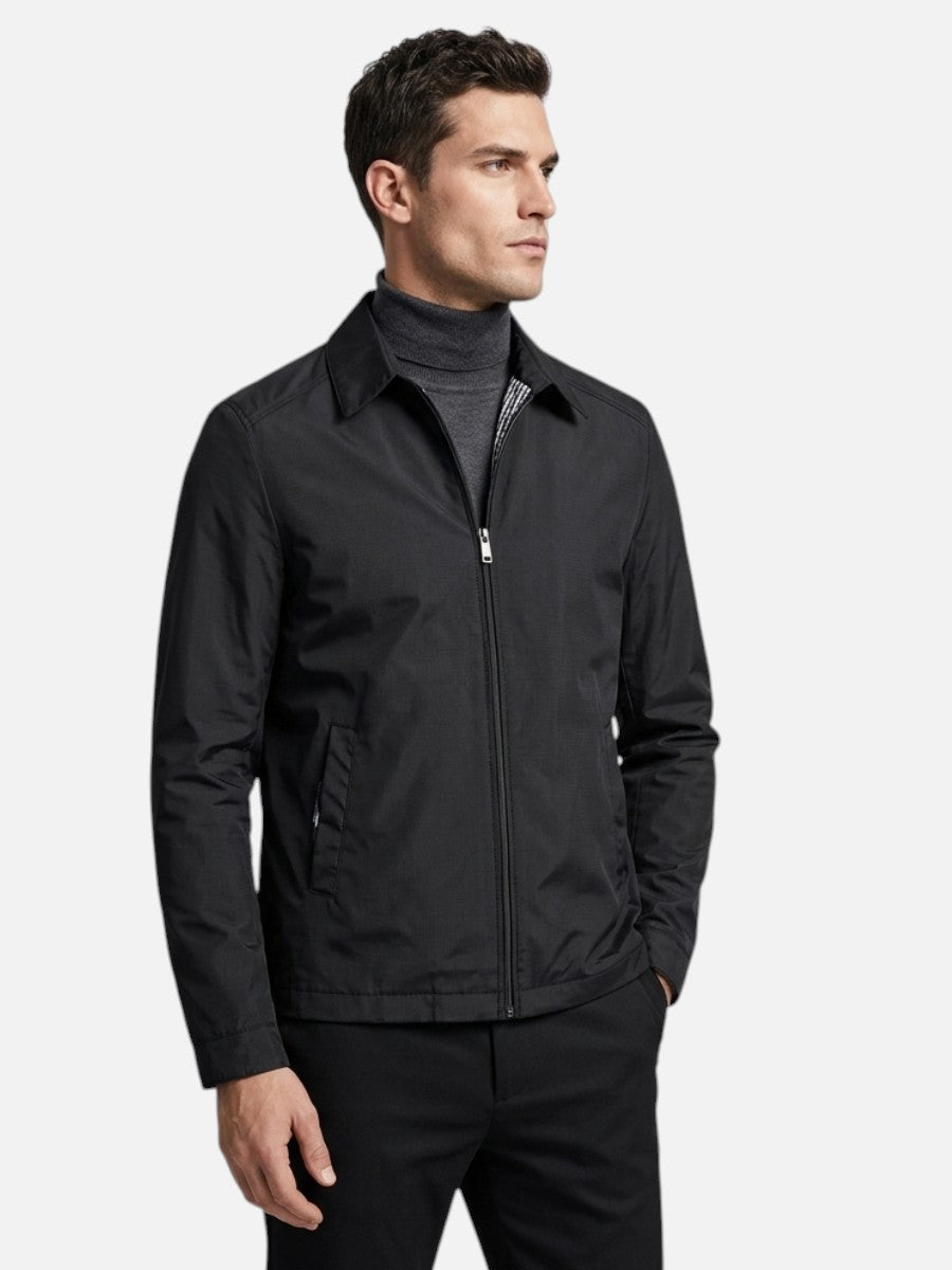Men's Casual Summer Jacket Zip Closure Smart-Casual Lightweight Everyday