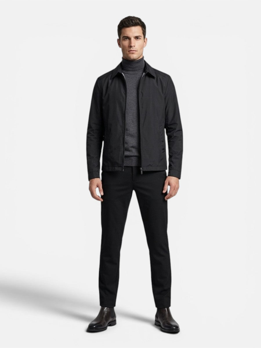 Men's Casual Summer Jacket Zip Closure Smart-Casual Lightweight Everyday