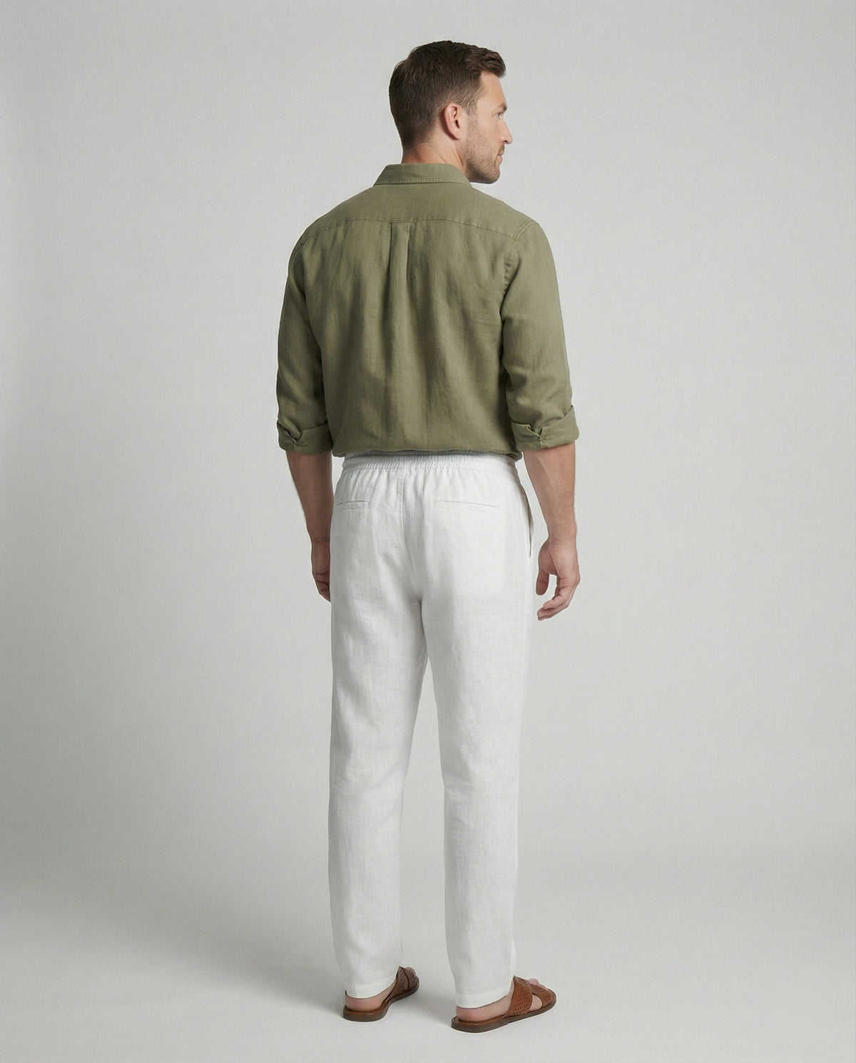 Men's Casual Trousers Relaxed Fit Lightweight Versatile Everyday Wear
