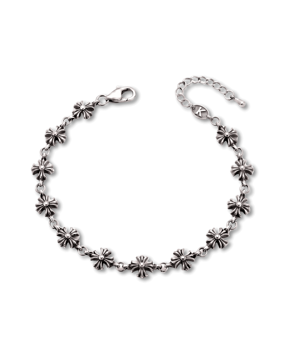 Men's Bracelet Stylish Cross Design Adjustable Everyday Accessory