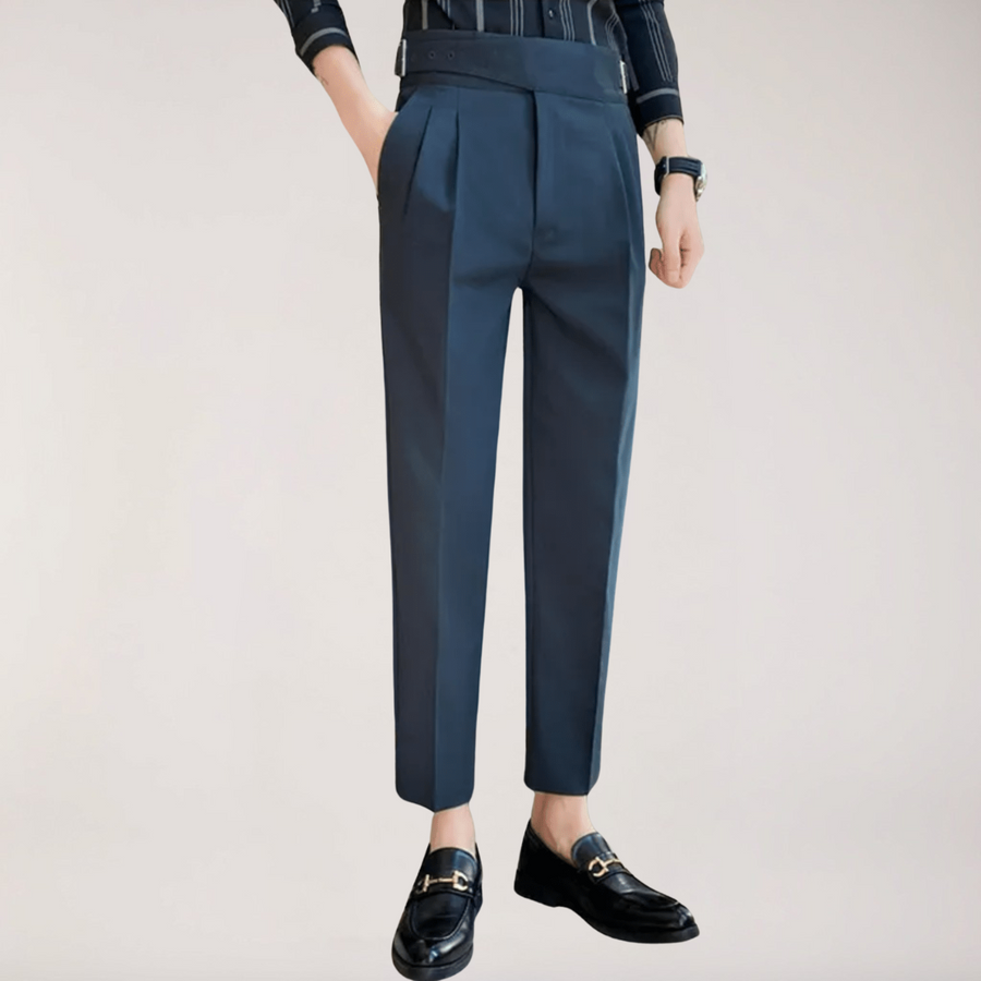 Men's Straight Fit Casual Trousers Relaxed Styling Versatile Everyday Wear