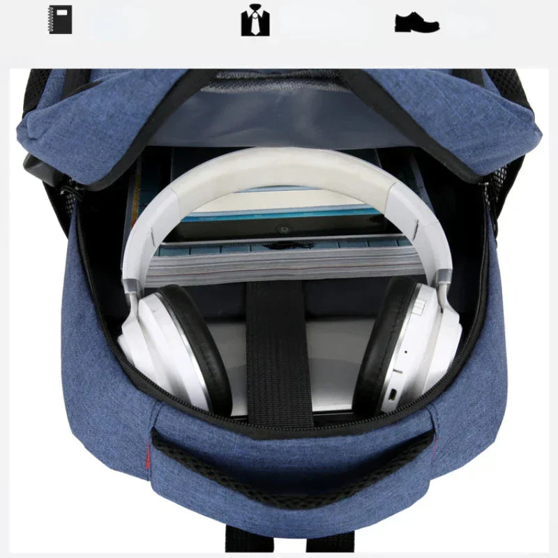 Men's Travel Backpack Versatile Lightweight Design for Commuting and Outdoor Activities