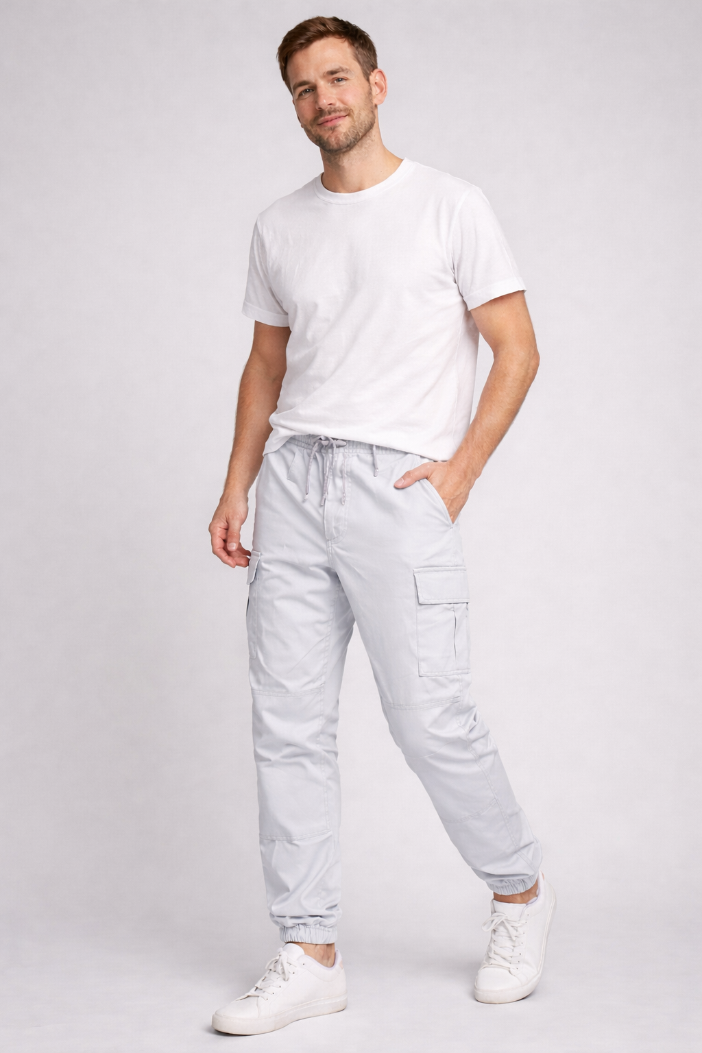Men's Urban Cargo Pants Modern Fit Multi-Pocket Versatile Everyday Style