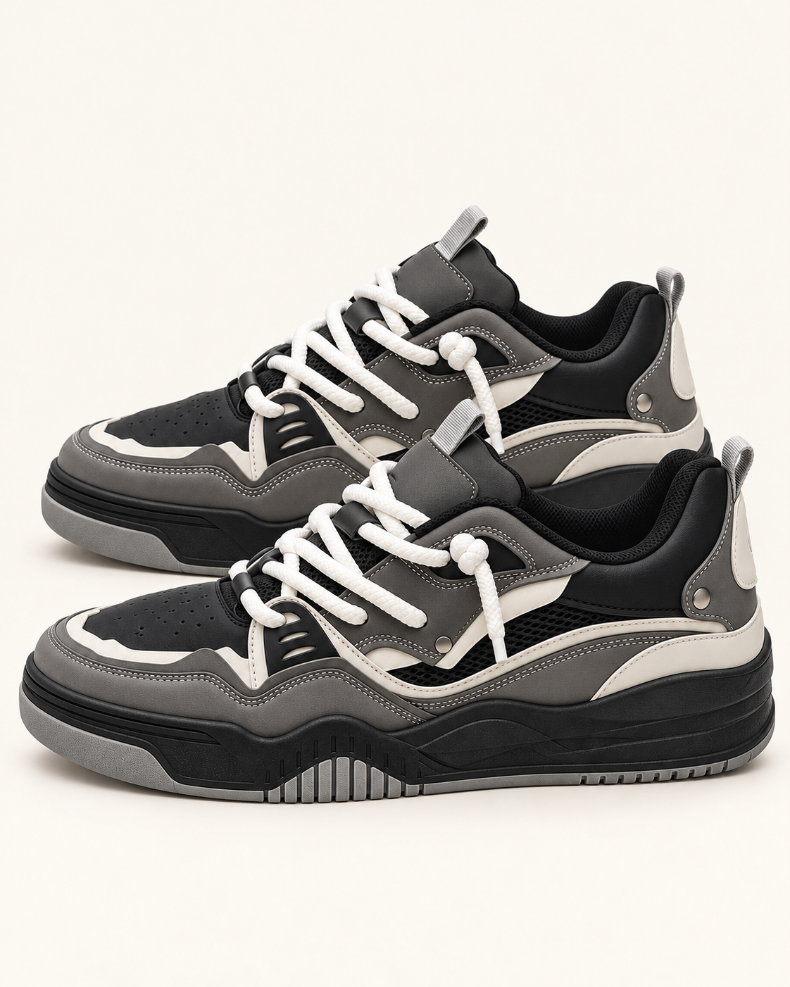Men's Chunky Lace Up Skate Trainers